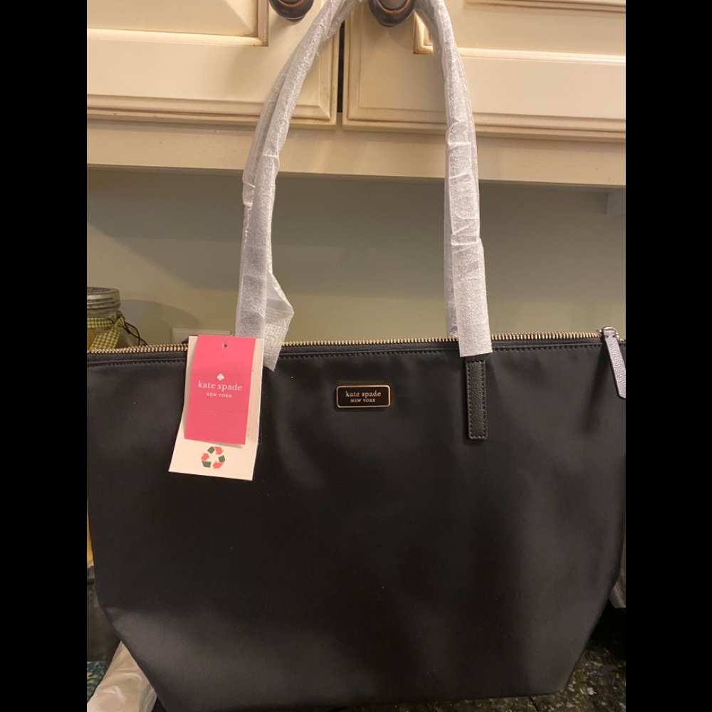 Kate Spade nylon zip tote